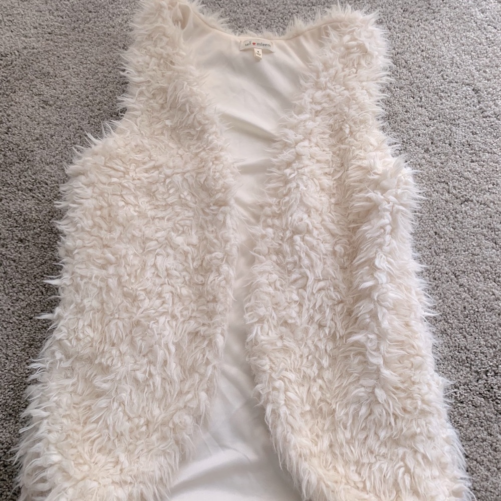 Fluffy vest
